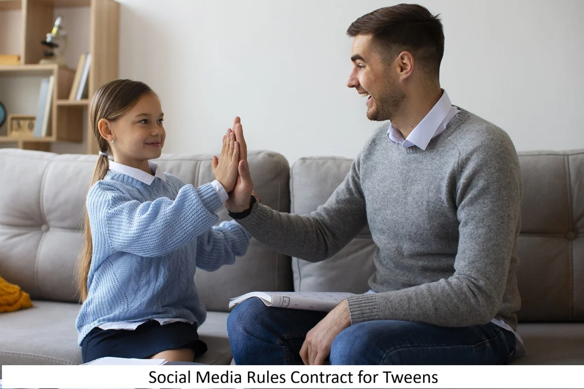 Social Media Rules Contract for Tweens