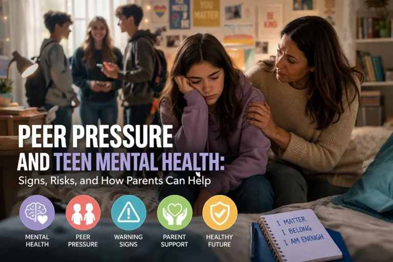 peer presure and teen mental health